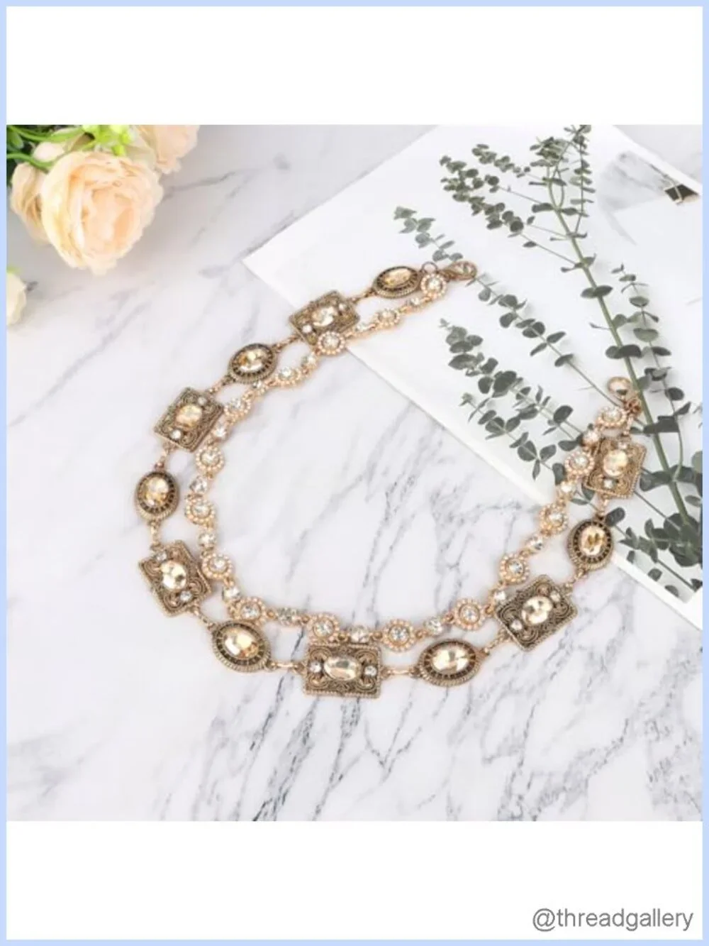 N/A gold waist